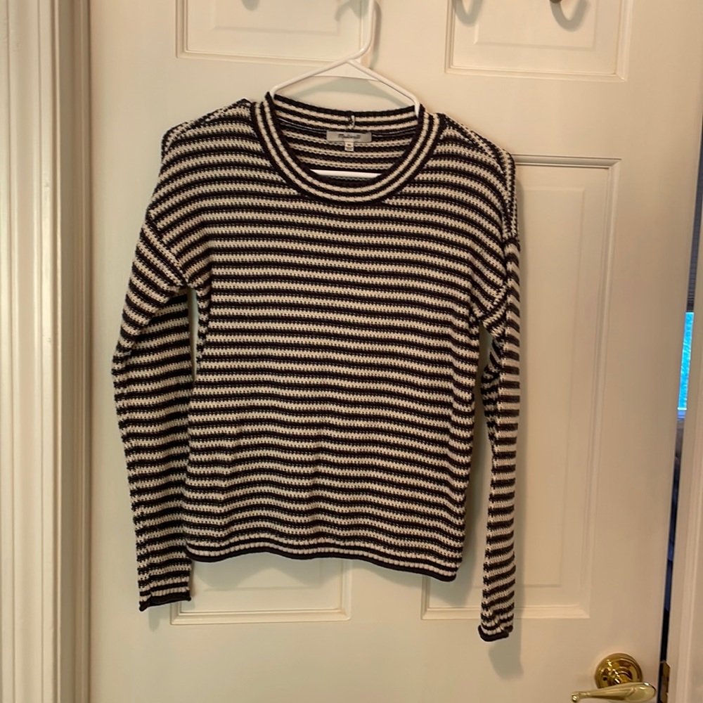 Blue and White stripped sweater